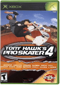 Tony Hawk’s Pro Skater 4 Xbox  box art